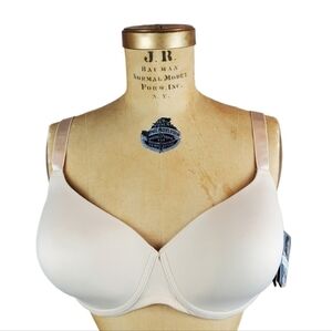 Nwt Dominique Intimate Apparel Bra 46C Nude Tan Plus Size